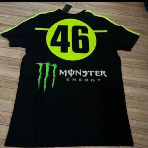 送料無料！●新品●YAMAHA VR46 バレンティーノロッシ モンスターエナジー Tシャツ