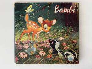 【私物】《極希少品》1951年　大映『BANBI』レコード(3枚組)ビクター　ディズニー　ビンテージ　