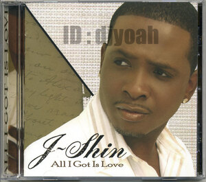 インディ R&B マイアミ ☆ J-SHIN / ALL I GOT IS LOVE ☆ T-PAIN , SHONIE OSUMANU , TAMPA TONY , SMITTY