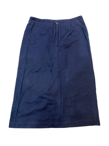 R 45rpm 45アールピーエム スカート 1 インディゴ 藍染 ネイビー デニム MADE IN JAPAN コットン 綿 R刺繍