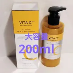 【１本】 200ml　泡マスク洗顔　ビタシープラス　MISSHA　ミシャ　洗顔