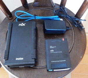 Imation RDX USB Docking Station + 1TB RDXカートリッジ