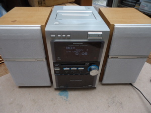 panasonic ステレオコンポ　SC-PM710SD 5CD/MD/SD/Tape/FMAM 動作品　音質良好現状品