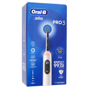 Braun 電動歯ブラシ オーラルB PRO3 D5075135BK 未使用 [管理:1150024912]