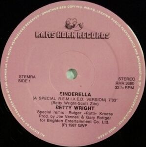 $ Betty Wright / Sinderella (RHR 3680) RHR 3421 穴 (A Special R.E.M.I.X.E.D. Version) YYY154-2209-20-25