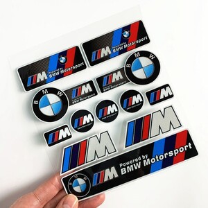 BMW ステッカー A 12点セット■MPerformance MSport MPower E36 E39 E46 E60 E90 F10 F20 F30 x1x2x3x4x5x6x7x8 320 325