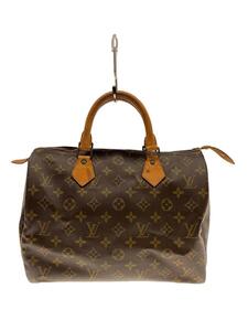 LOUIS VUITTON◆1)スピーディ30_モノグラム・キャンバス_BRW/PVC/BRW/総柄