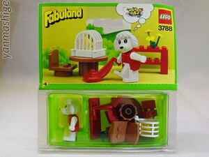 新品83年製 LEGO Fabuland 3788 ポーレット・プードルのリビングルーム Paulette Poodle