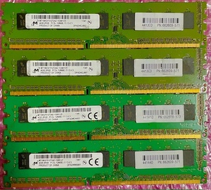 W261☆ MICRON DDR3L PC3L-12800E-11-13-E3 4GB ×4計16GB Memory メモリー 動作確認済み