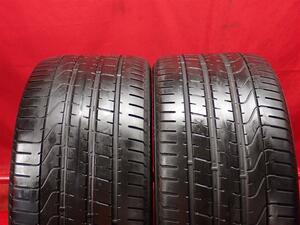 タイヤ2本 《 ピレリ 》 PZERO [ 295/35R21 107Y ]8.5分山★ N1 ポルシェ承認 カイエン n21