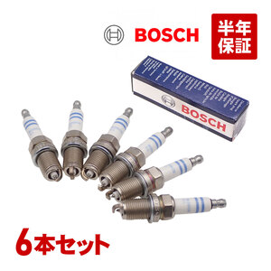 アウディ A7 4GA 4GF A8 4H_ Q7 4L 3.0 ダブルプラチナ スパークプラグ 6本 1台分 V6エンジン BOSCH FR5KPP332S