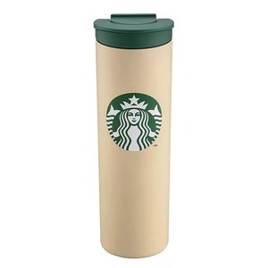 ★台湾スタバ★スターバックス NEW ERA ベージュ ステンレスボトル ロゴ 台湾 海外 スタバ タンブラー Starbucks 