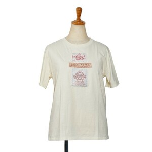 グッチ パッチワーク ワッペン Tシャツ 半袖 サイズ：12 オフホワイト マルチカラー コットン レディース GUCCI 【中古】