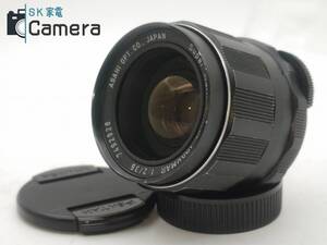 【中古】 PENTAX Super-Multi-Coated TAKUMAR 35ｍｍ F2 M42 キャップ付 タクマ― ペンタックス