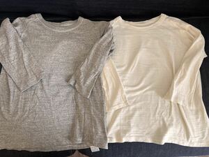 ウエアハウス　七分袖　Tシャツ　二枚セット　medium