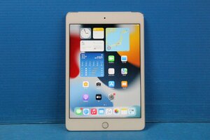 ■Apple■ iPad mini4 Wi-Fi+Cellular 128GB シルバー au/KDDI [MK772J/A] ネットワーク利用制限「○」確認済み