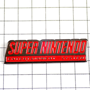 ピンバッジ・スーパーファミコン任天堂 NINTENDO SUPER-NINTENDO◆フランス限定ピンズ◆レアなヴィンテージものピンバッチ