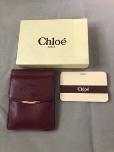 Chloe クロエ　二つ折り財布 カードケース 財布　レザー