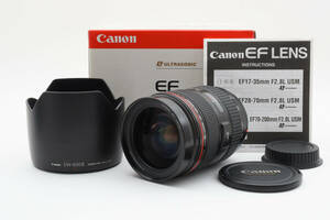 ★外観美品 元箱付き★ Canon キャノン EF 28-70mm F2.8 L USM 付属品多数 Lレンズ