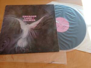 EMERSON LAKE&PALMER EL&P 1st UK Orig 英国盤 初回マトA-2U/B-1U 高音質Pink label Island！