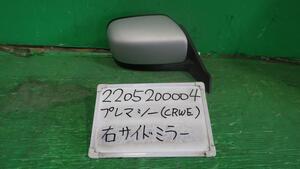 プレマシー DBA-CREW 右サイドミラー 20C 22V