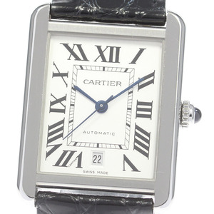 カルティエ CARTIER W5200027 タンクソロXL デイト 自動巻き メンズ _845770