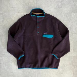 ●希少XLサイズ【名品】patagonia パタゴニア SYNCHILLA シンチラ スナップT/プルオーバー/フリースジャケット/25450FA23/メンズ/美品