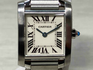 Cartier カルティエ タンクフランセーズ SM 2384 クォーツ レディース 腕時計