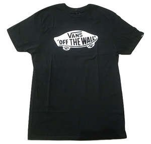 JB即決 US企画 VANS バンズ OFF THE WALL オフザウォール ロゴ Tシャツ 黒 Lサイズ 新品 ALVA Z-BOYS BLIND SK8 80 90 USA