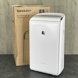 展示品 SHARP 衣類乾燥除湿機 定格除湿能力11 13L 日 カビバリア運転/ハイブリッド方式 2024年製 CV-RH140-W　095069 /21525