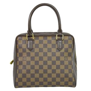 本物 ルイヴィトン LOUIS VUITTON LV ブレラ ダミエ エベヌ ハンドバッグ ブラウン N51150