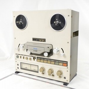 TEAC ティアック オープンリールデッキ X-10R テープデッキ オーディオ 音響機器 通電確認 ジャンク 現状品■ZA006s■