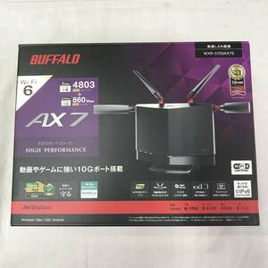 sd385 送料無料！現状品 BUFFALO 無線LAN親機 Wi-Fi6 対応ルーター　WXR-5700AX7S ブラック