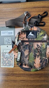 街中のみ使用品紙タグ付属GREGORYグレゴリーQUICK POCKET MEDクイックポケットM COTTONWOOD CAMO コットンウッドカモ迷彩色 登山散歩フェス