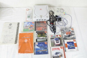 SEGA Dreamcast セガ ドリームキャスト HKT-3000 本体 電車でゴー サッカー 等ソフト付き 8505288011