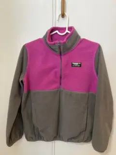 LLBean フリースジャケット ピンク/グレー 美品