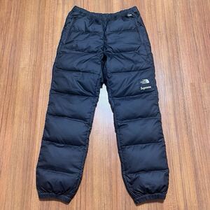 国内正規【黒S Supreme The North Face Nuptse Pant】 ヌプシ leaves small box s logo sweatpant belted cargo trekking zip off gore tex