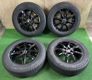 195/65R15 GOODYEAR EFFICIENT GRIP RPF02 社外アルミホイール15x6J ET43 5H/100 [2022年1本2021年3本] 4本セット！