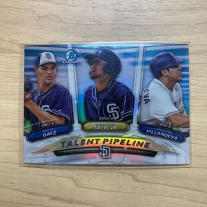 2018 Bowman Chrome Fernando Tatis Jr. Talent Pipeline / Michael Baez / Christian Villanueva パドレス