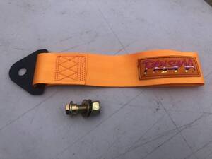 NRG PRISMA TOW STRAP オレンジ 汎用トーストラップ USDM 牽引 US仕様 北米仕様 正規輸入品 即納 