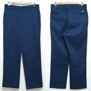 即決 W34 L32 90s ディッキーズ DICKIES ワークパンツ WorkPants 874 TALON ネイビー USA製