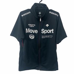 DESCENTE デサント MOVE SPORT ムーブスポーツ ジャージ 半袖 ブラック