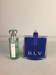 A8756●BVLGARI ブルガリ オ・パフメ オーデコロン 40ml/BLV BLUE Ean de Parfum ブルー 75ml 香水 フレグランス 2個 まとめ 保証あり 中古