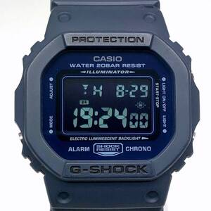 G-SHOCK ジーショック 【IT3496VYGU80】 DW-5600LU-2 ミリタリーテイスト リバーシブルナイロンバンド ネイビー カモフラージュ 迷彩