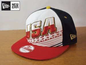 B135《未使用品》NEW ERA ニューエラ 9FIFTY【M-Lフリーサイズ】フラット 帽子 キャップ USモデル