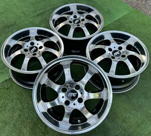 RAYS SEBRING ITC-SPORT 15インチホイール 15X7.oJJ+38 PCD-100 穴-4★ 4本セット★AN282