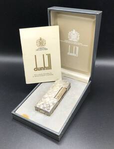 [A]喫煙具★[KE-334]★(サ60)★dunhill(ダンヒル)★ローリングガスライター★BOX・冊紙付★