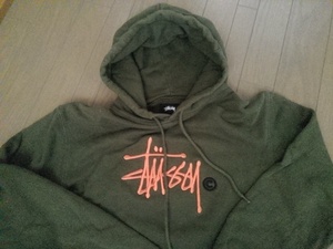  STUSSY　ステューシー　パーカー　 刺繍　希少色