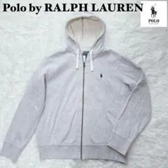 90s POLObyRalph Lauren フルジップパーカー グレー