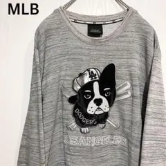 【激レア/XL】MLB LA ドジャース スウェット 長袖 グレー SW5